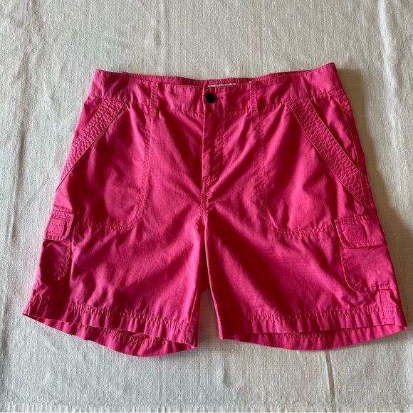 Caribbean Joe Island Supply Co Woman’s Cargo Shorts Rip Stop Material Size 12 - Picture 1 of 9